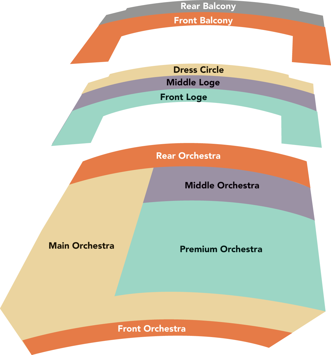 Atlanta Symphony Hall Atlanta Ga Seat Map 