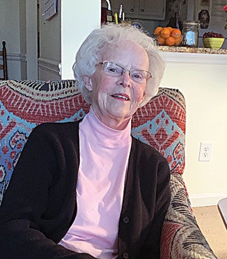 Verdery Cunningham in her home, January 2020