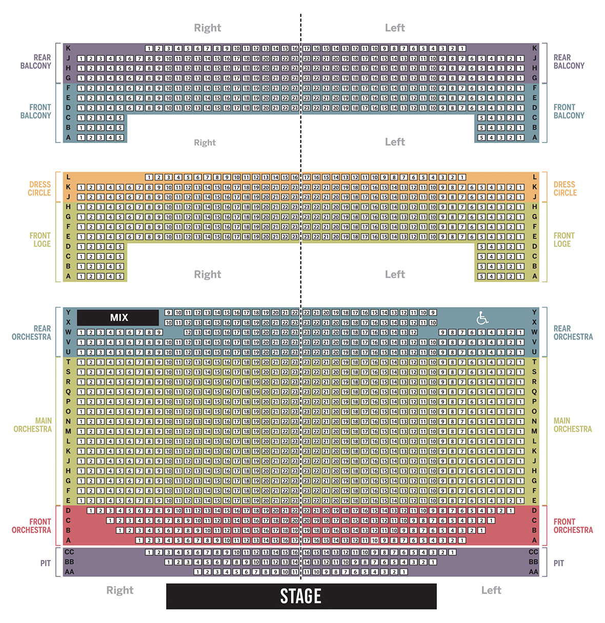 LIVE Seating Chart