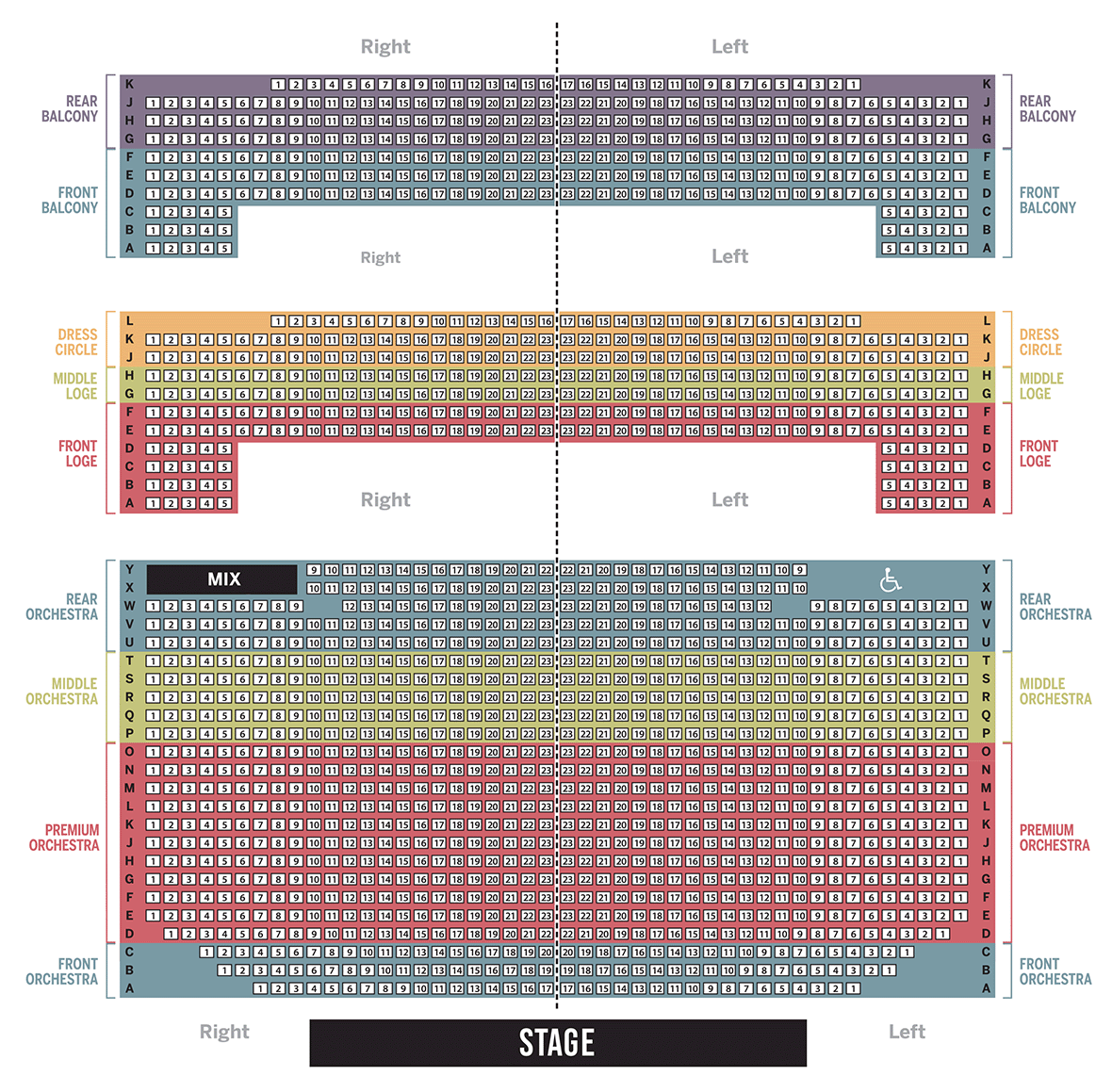 The Atlanta Seating Chart