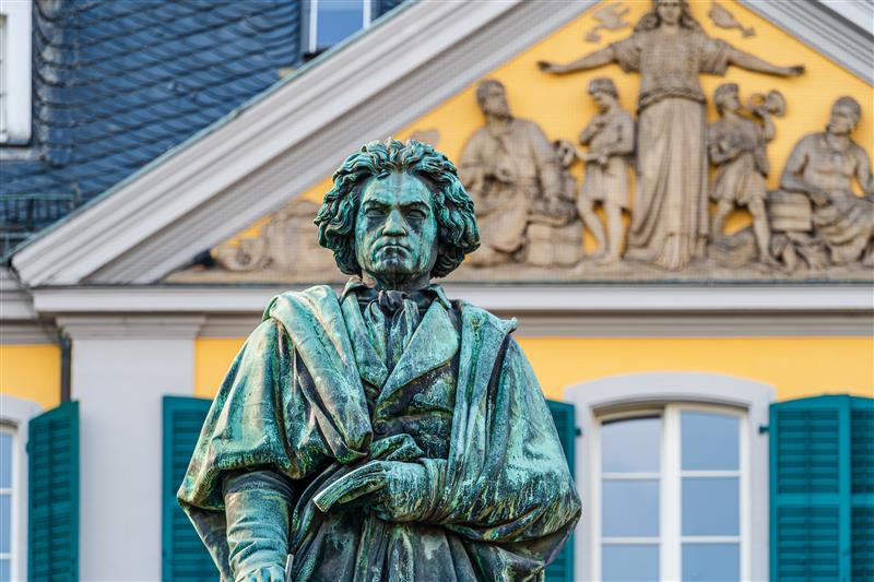 Beethoven statue in Bonn