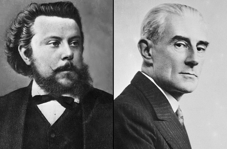 Modest Mussorgsky and Maurice Ravel